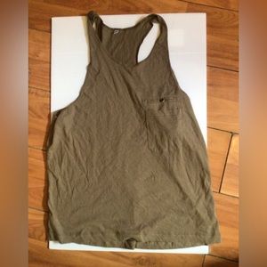 Final Sale !rare OaK Olive pocket tank